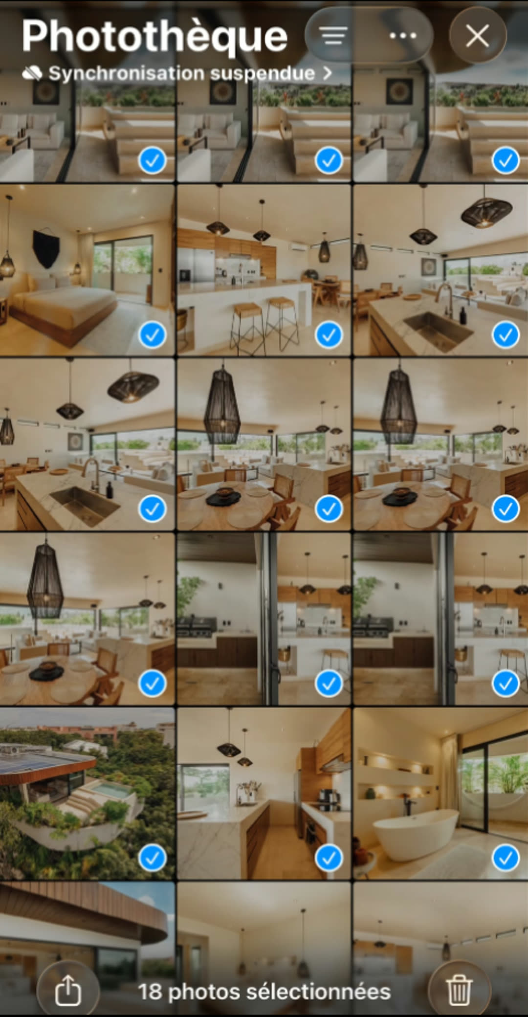 Photo brute envoyée par l'agent immobilier